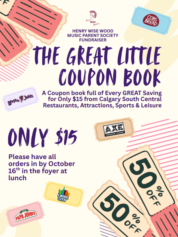 Music Fundraiser Great Little Coupon Book